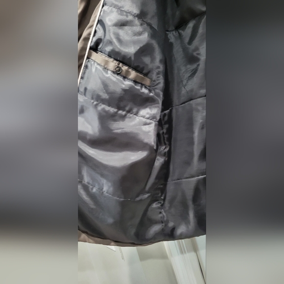 Boston Harbour water-resistant, fiber-filled jacket with faux leather trim - Picture 4 of 7